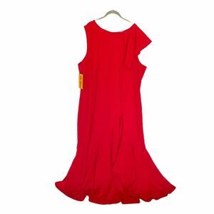 Ella Samani Ruffle Tier Maxi Dress Christmas Red Party Wedding Valentine sz 4X